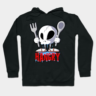 Funny Hangry Skull Hoodie